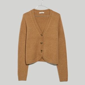 Haskell Crop Cardigan Sweater in Coziest Textured Yarn